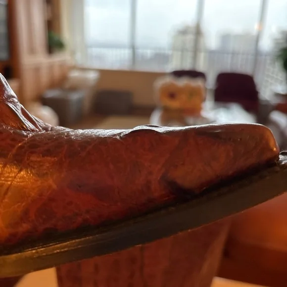 Authentic BUITRE Full-Quill Alligator Cowboy Boots – Cognac – Size 8.5 D Ariat Men main image 3